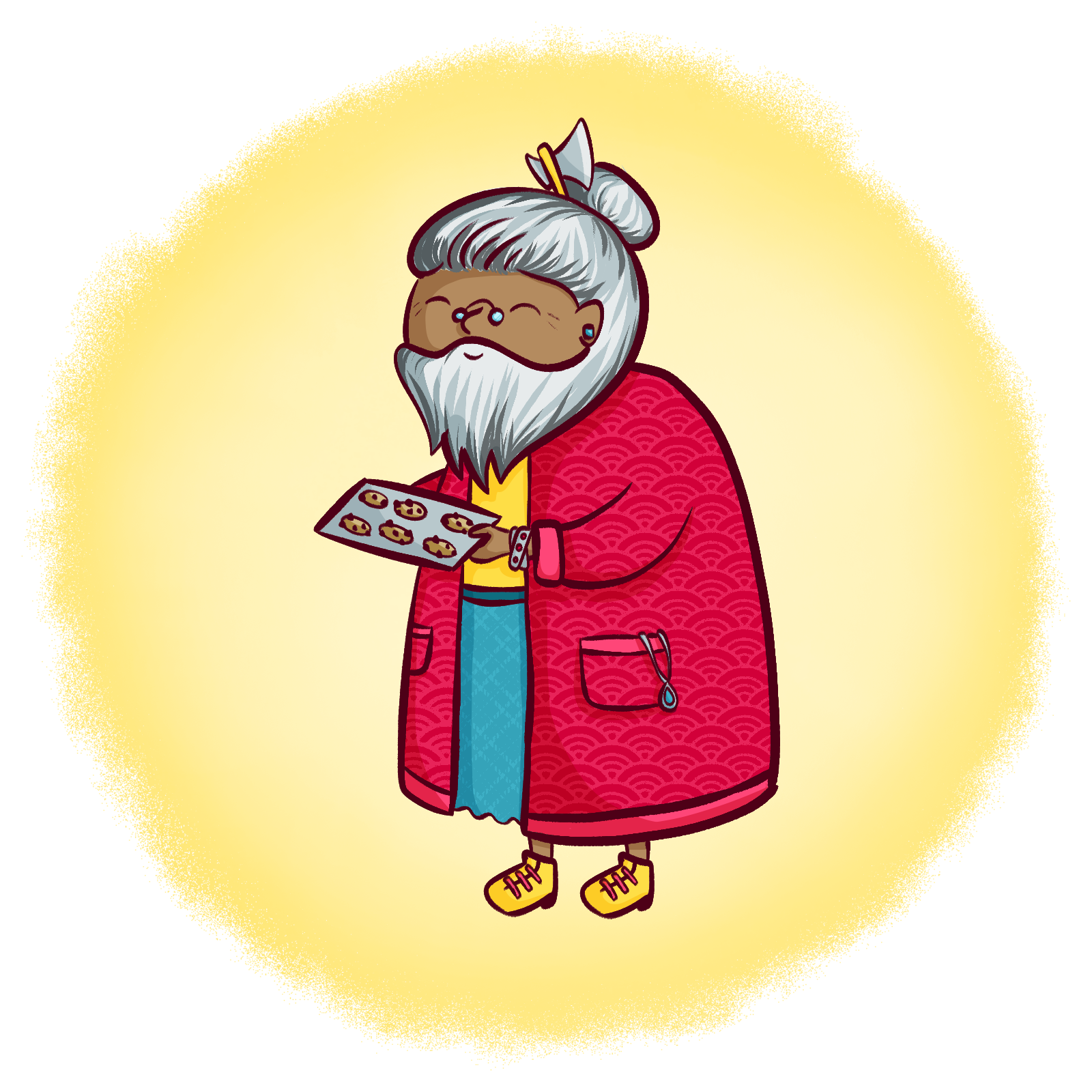 Granny Mardred drawn by Wing-Yee